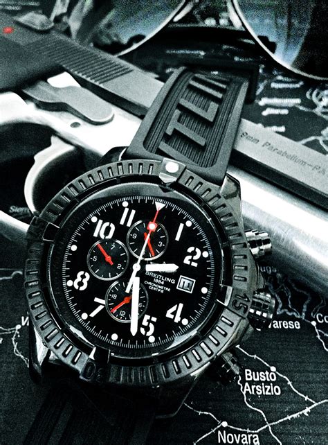 breitling super avenger blacksteel replica
